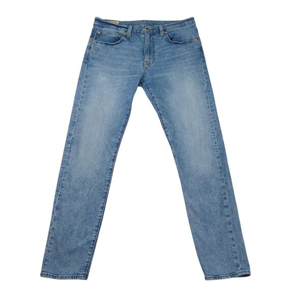 Levi's 512 Medium Wash Slim Tapered Jeans‎ Men's Size W32 L32 Premium Stretch - Picture 1 of 8